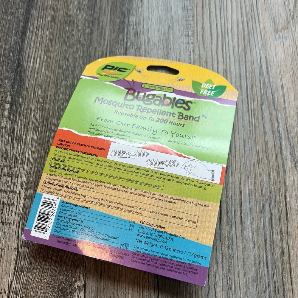 NWT Bugables mosquito repellant band